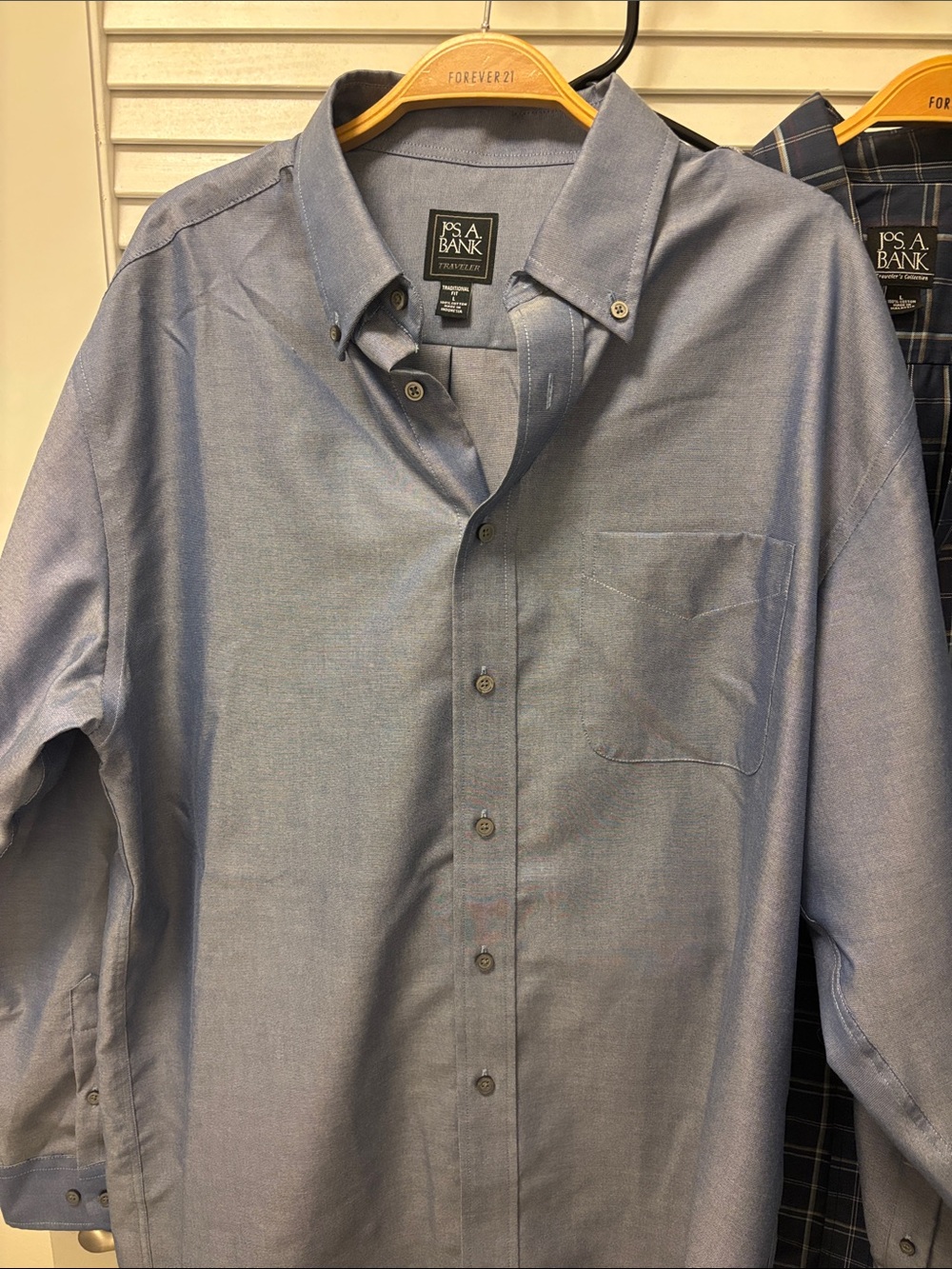 Jos. A. Bank Men's Button-Down Shirt — Light Blue